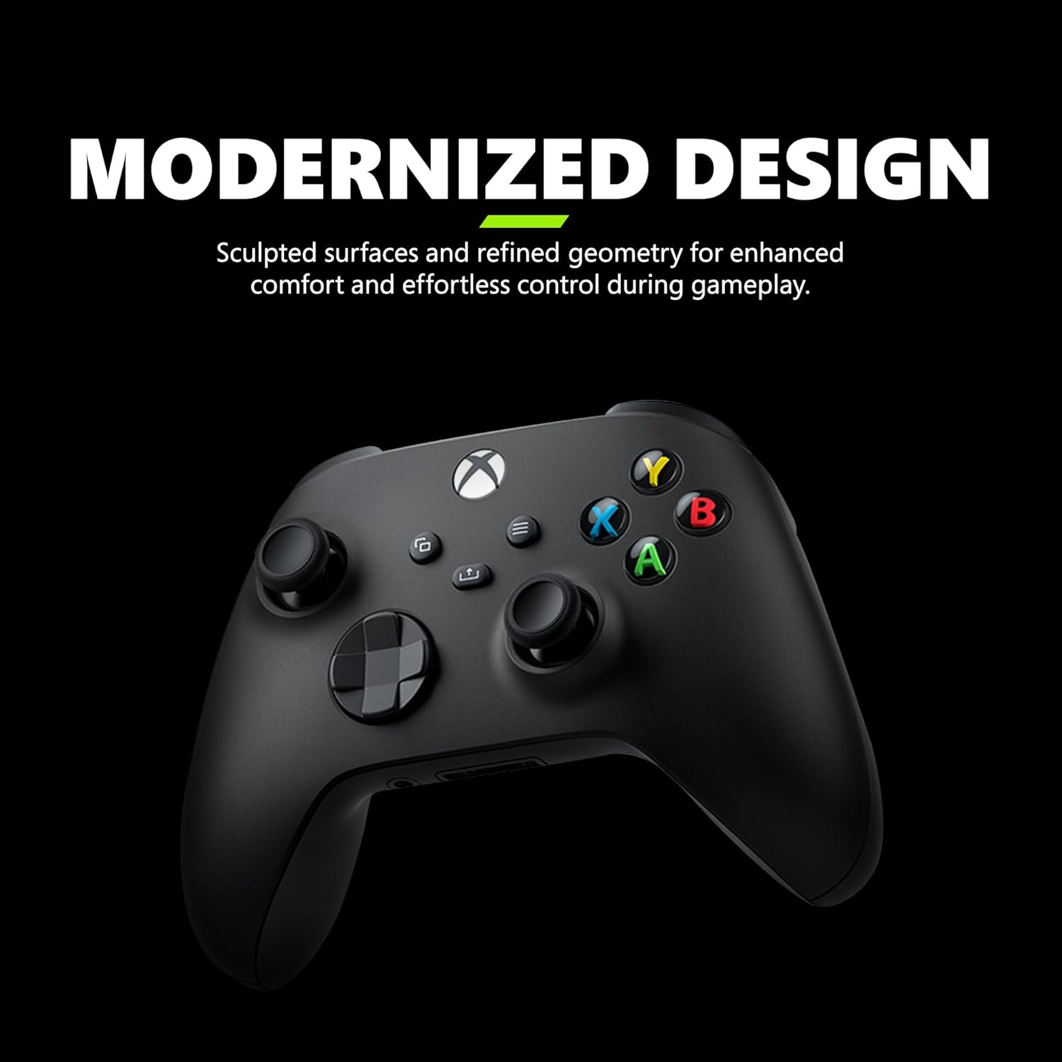 Level Up Your Game 🎮 | Next-Gen Wireless Control for Every Screen!Wireless Gaming Controller (2025) – Carbon Black – Play on Xbox, Windows, Android, iOS, FireTV Sticks, Smart TVs, VR Headsets