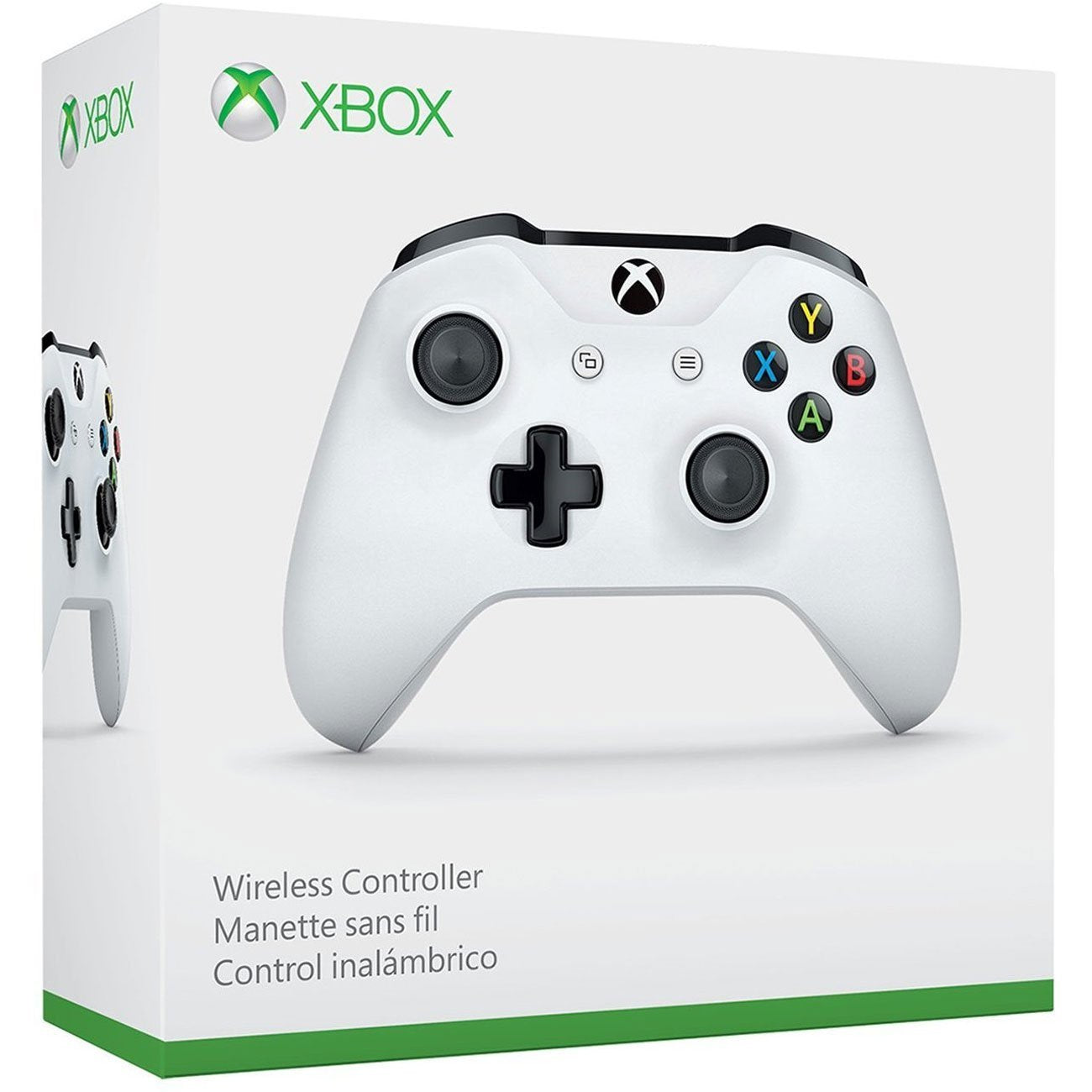 Microsoft One Wireless Video Gaming Controller, White (Renewed)