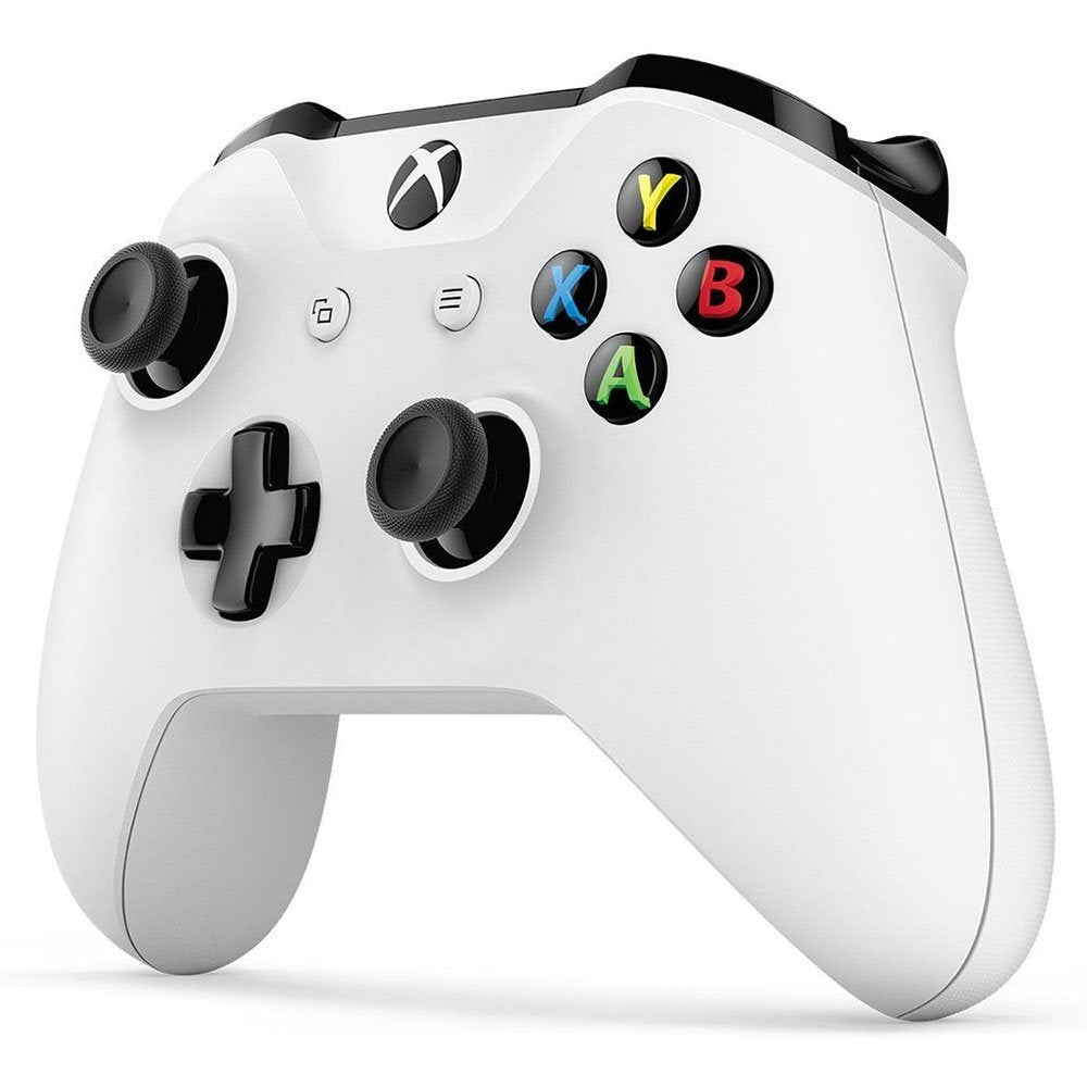 Microsoft One Wireless Video Gaming Controller, White (Renewed)