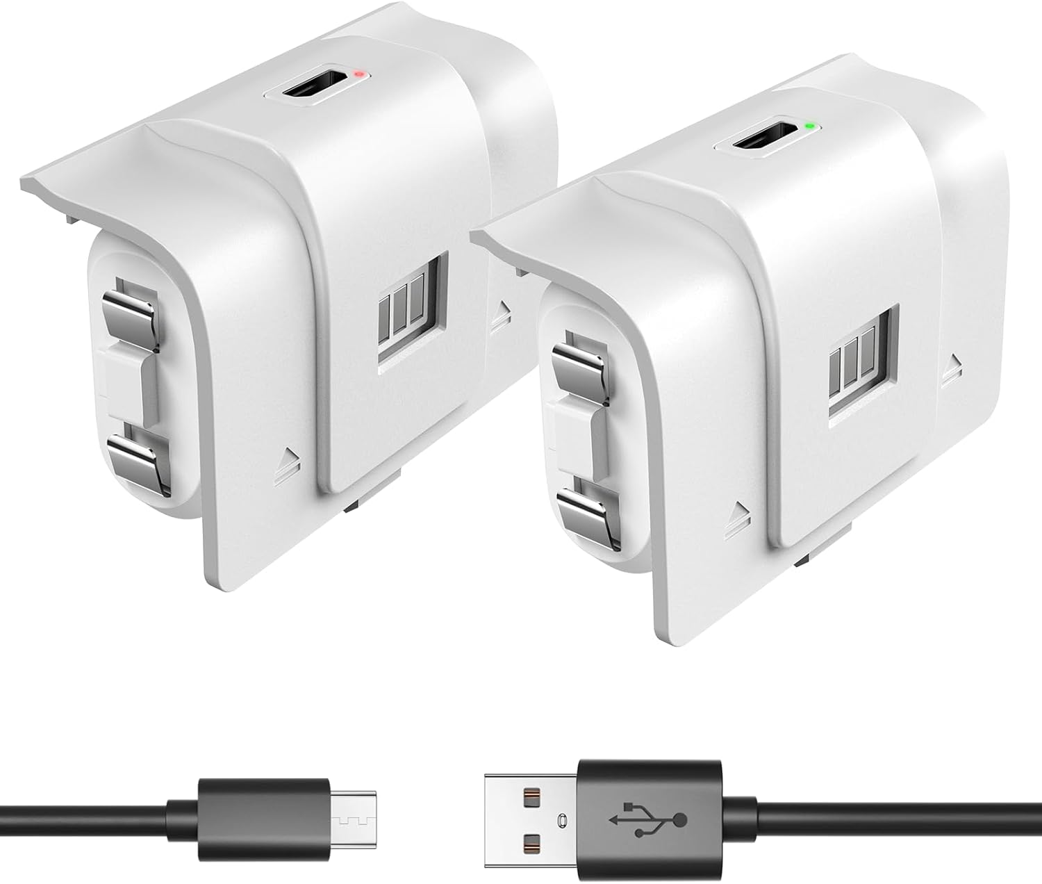 Rechargeable Controller Battery Pack, Play & Charge Kit for Xbox One/Xbox Series X|S - 40H Playtime, 2.5H Full Charge, with Cover & Charging Cable, Xbox Accessories for Xbox One S/One X/One Elite