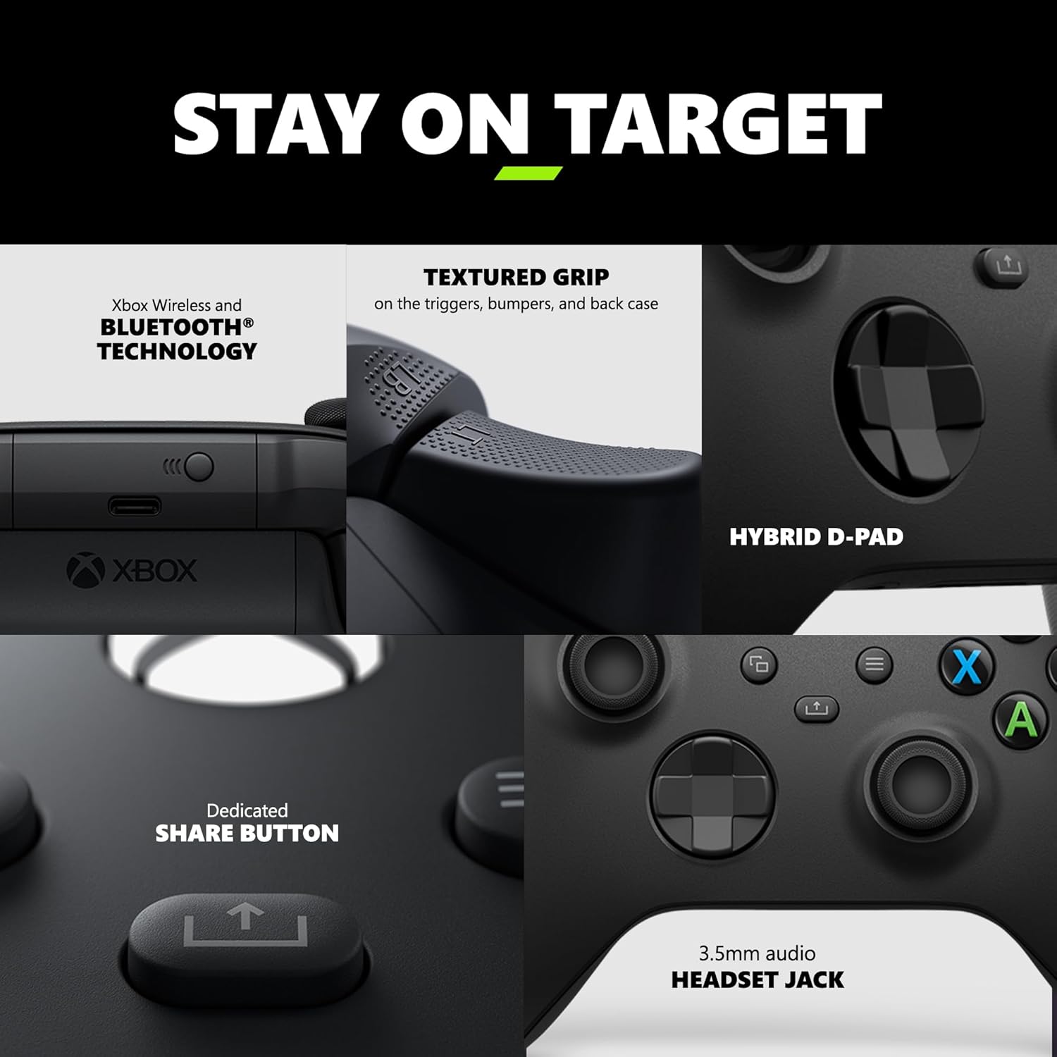 Level Up Your Game 🎮 | Next-Gen Wireless Control for Every Screen!Wireless Gaming Controller (2025) – Carbon Black – Play on Xbox, Windows, Android, iOS, FireTV Sticks, Smart TVs, VR Headsets