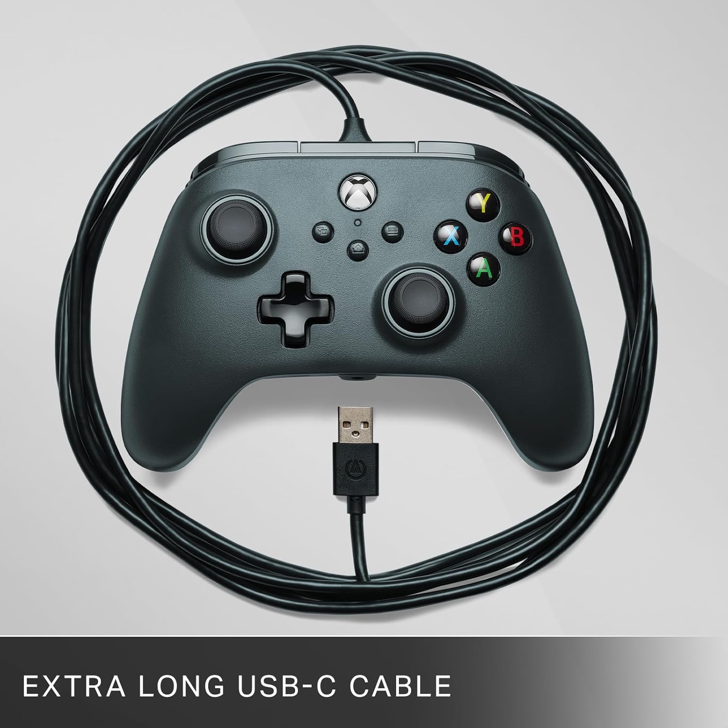 PowerA Wired Controller For Series X|S - Black, Gamepad, Video Game Controller Works with Xbox One