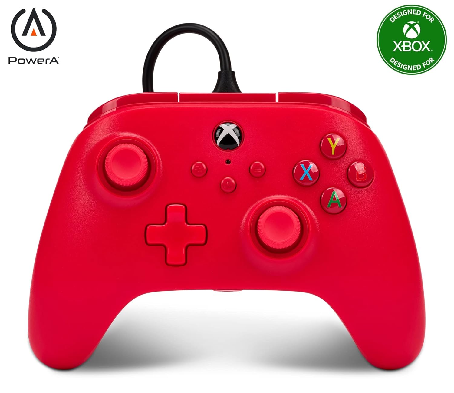 PowerA Wired Controller For Series X|S - Black, Gamepad, Video Game Controller Works with Xbox One
