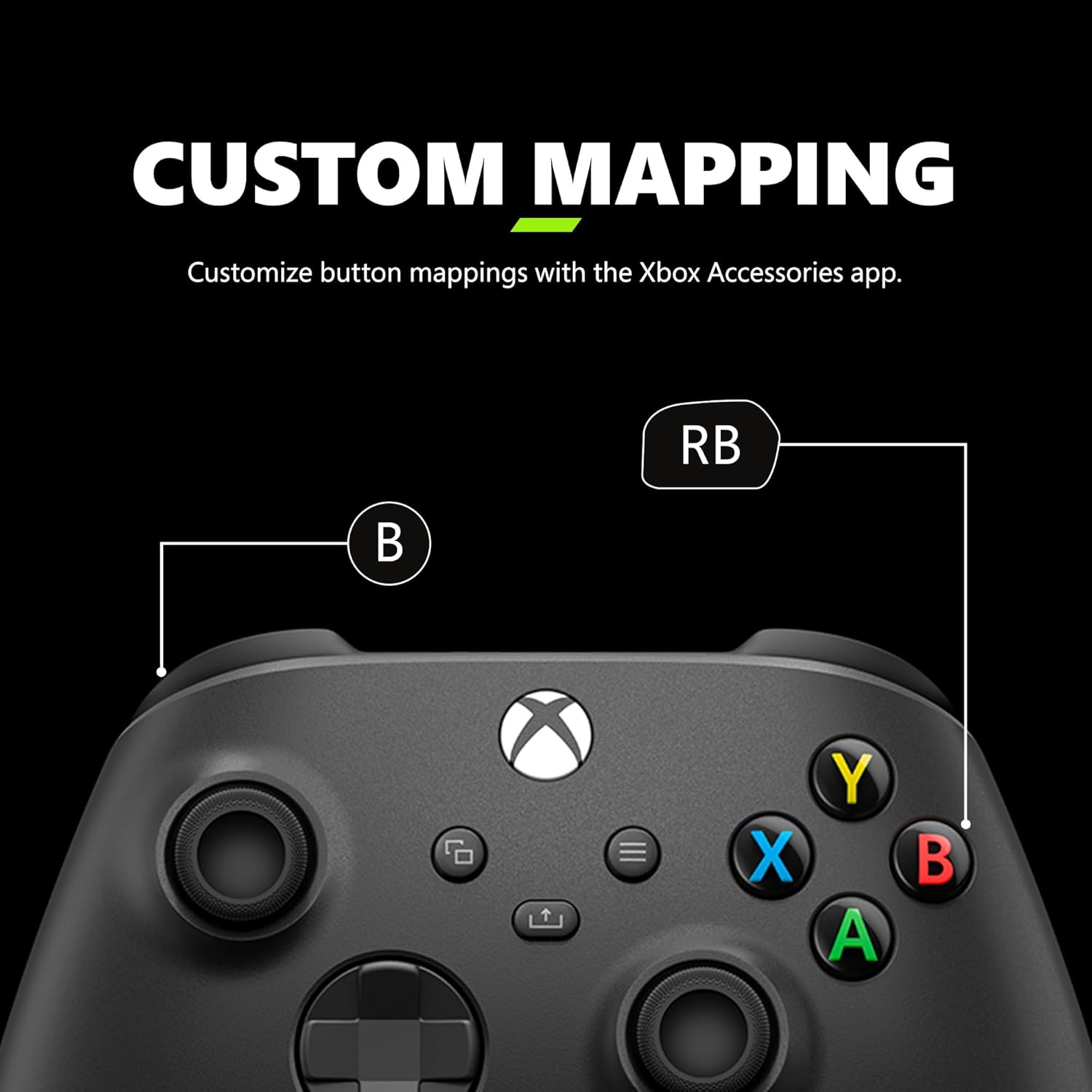 Level Up Your Game 🎮 | Next-Gen Wireless Control for Every Screen!Wireless Gaming Controller (2025) – Carbon Black – Play on Xbox, Windows, Android, iOS, FireTV Sticks, Smart TVs, VR Headsets