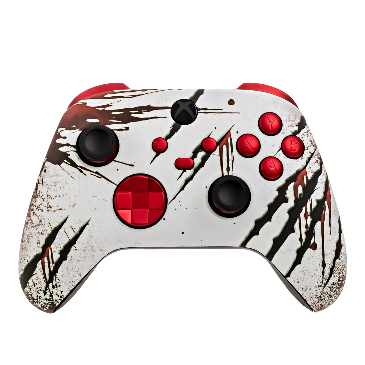 One Series X S Custom Soft Touch Controller - Soft Touch Feel, Added Grip, Neon Orange Color - Compatible with Xbox One, Series X, Series S