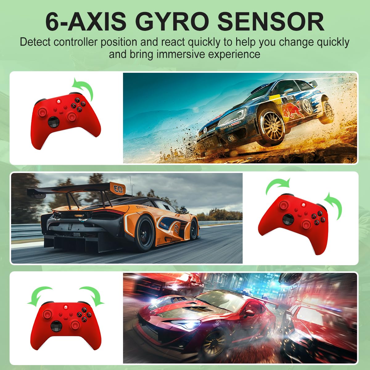 For One Controller,Wireless Gaming Xbox Controller Compatible with Xbox Series X|S, Xbox One, Windows PC,Red