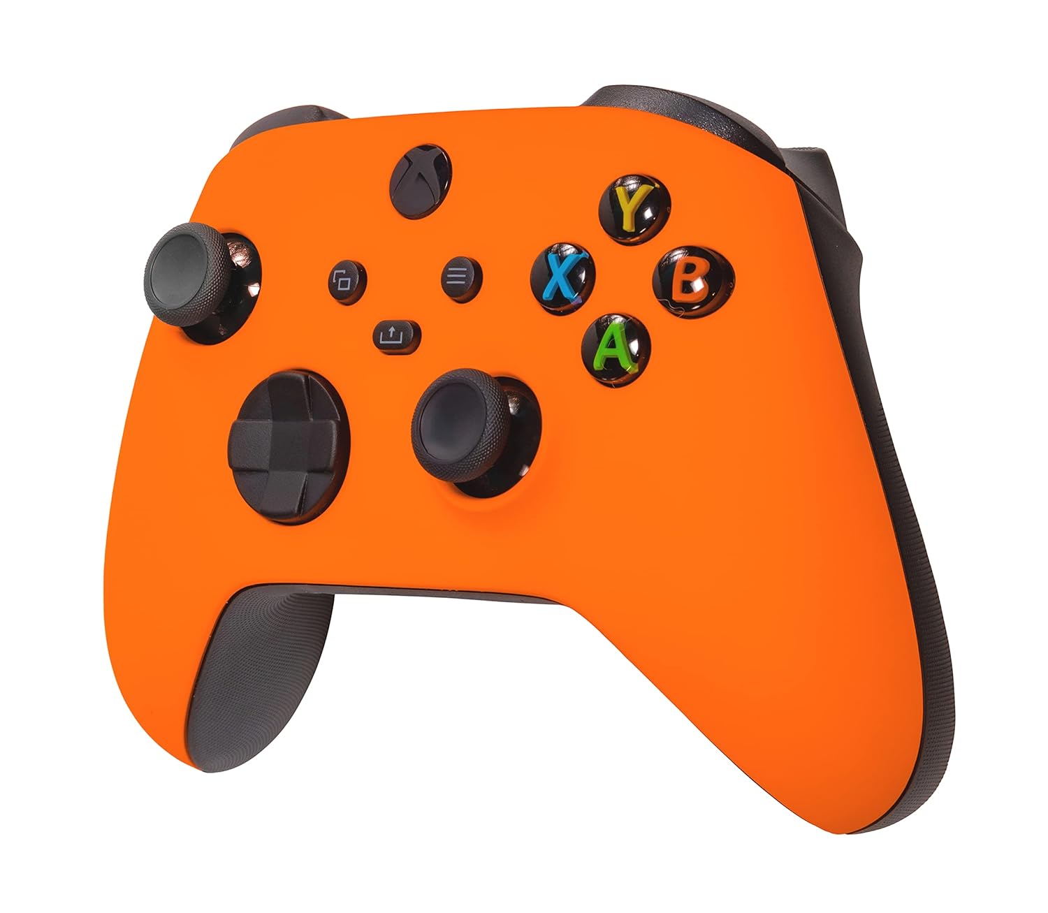 One Series X S Custom Soft Touch Controller - Soft Touch Feel, Added Grip, Neon Orange Color - Compatible with Xbox One, Series X, Series S