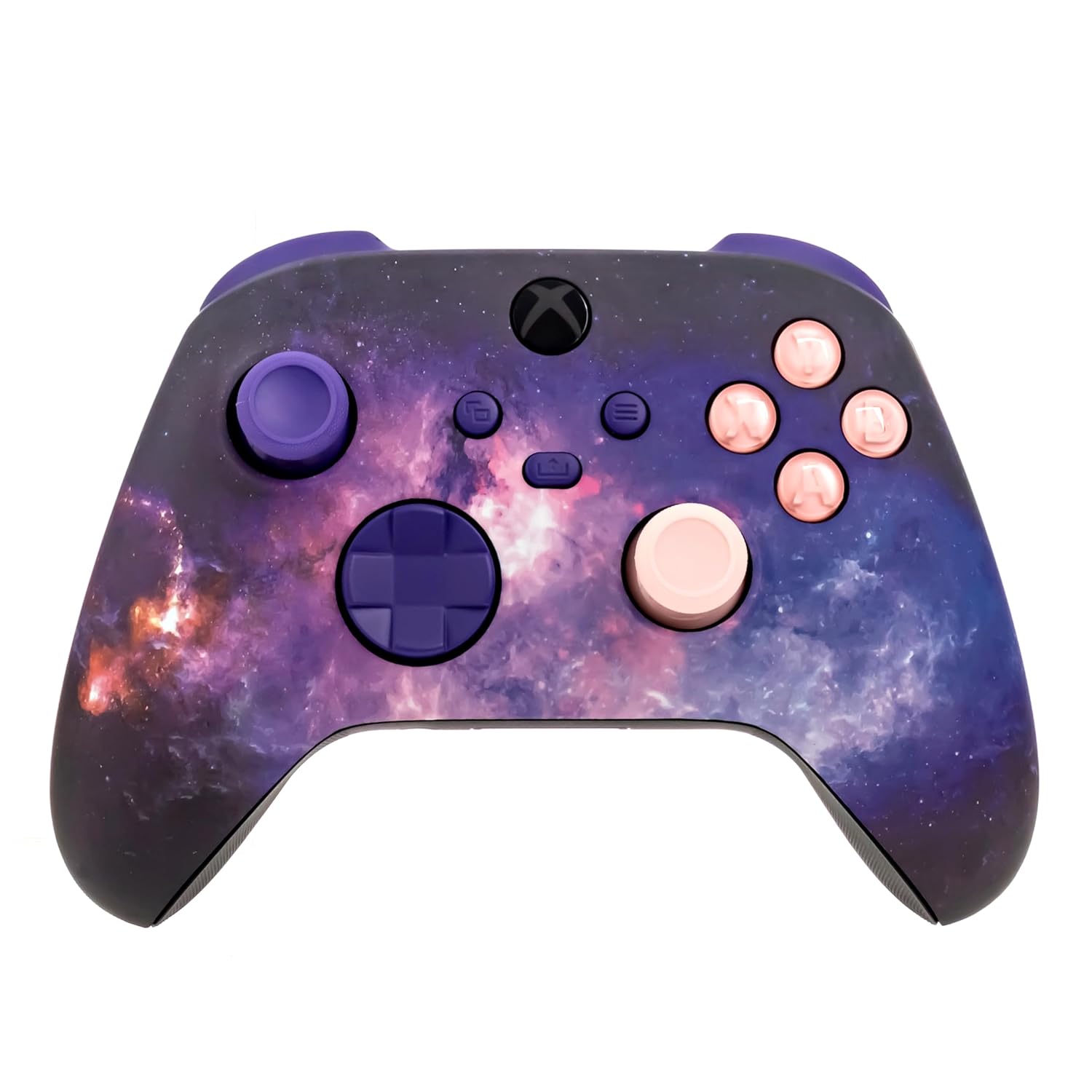 One Series X S Custom Soft Touch Controller - Soft Touch Feel, Added Grip, Neon Orange Color - Compatible with Xbox One, Series X, Series S