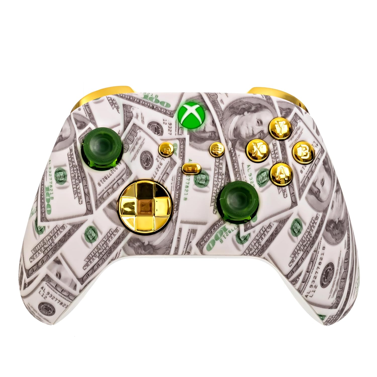 One Series X S Custom Soft Touch Controller - Soft Touch Feel, Added Grip, Neon Orange Color - Compatible with Xbox One, Series X, Series S